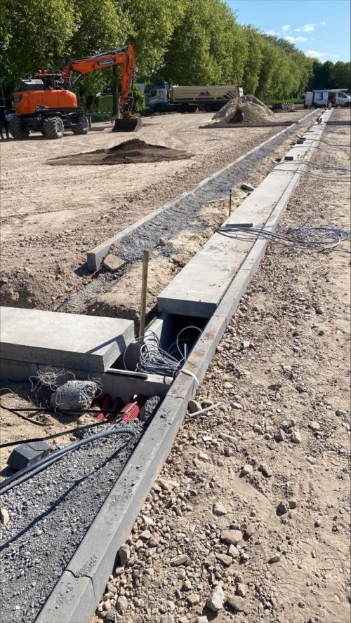 Betonnen kabelgoot - foto's 2